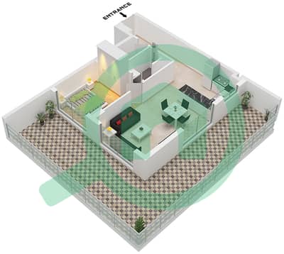 Elysee Heights - 1 Bedroom Apartment Type A Floor plan