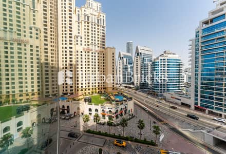 2 Bedroom Flat for Rent in Jumeirah Beach Residence (JBR), Dubai - Private Beach Access | Partial Marina View | Maids