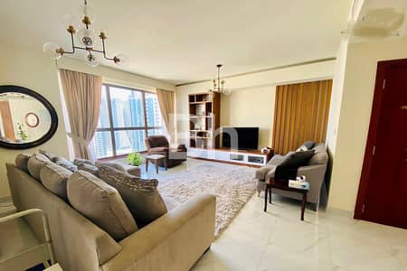 3 Bedroom Flat for Rent in Jumeirah Beach Residence (JBR), Dubai - Upgraded | Fully Furnished | Partial Sea View