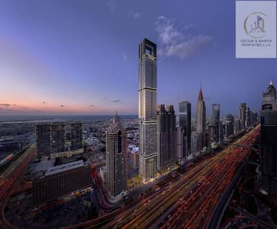 شقة 2 غرفة نوم للبيع في شارع الشيخ زايد، دبي - TTD_exterior_06. jpg