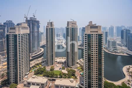 4 Bedroom Flat for Sale in Jumeirah Beach Residence (JBR), Dubai - Un-Furnished | High Floor | Full Marina View