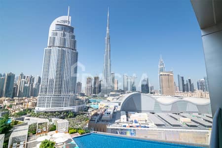 1 Bedroom Apartment for Sale in Downtown Dubai, Dubai - Burj and Fountain View | Vacant | Fully Serviced