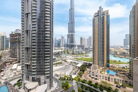 2 Bedroom Flat for Rent in Downtown Dubai, Dubai - Burj Khalifa View | Furnished | Large Layout