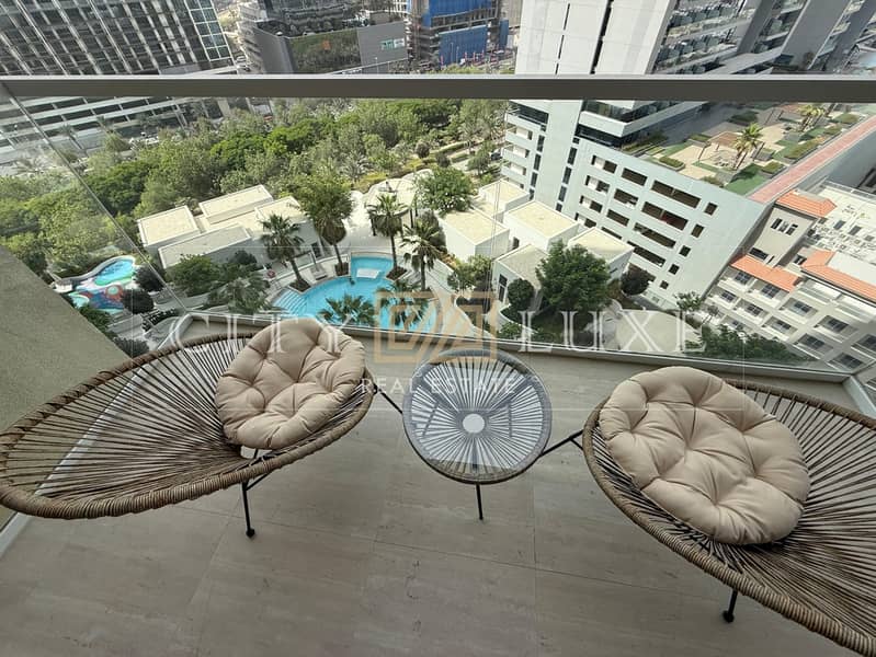 Pool and Park View | Prime Location | Furnished Pool and Park View | Prime Location | Furnished