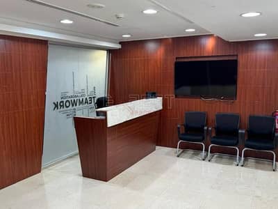 Office for Rent in Business Bay, Dubai - Sky Line View | Fully Furnished & Fiited Office | Metro Access