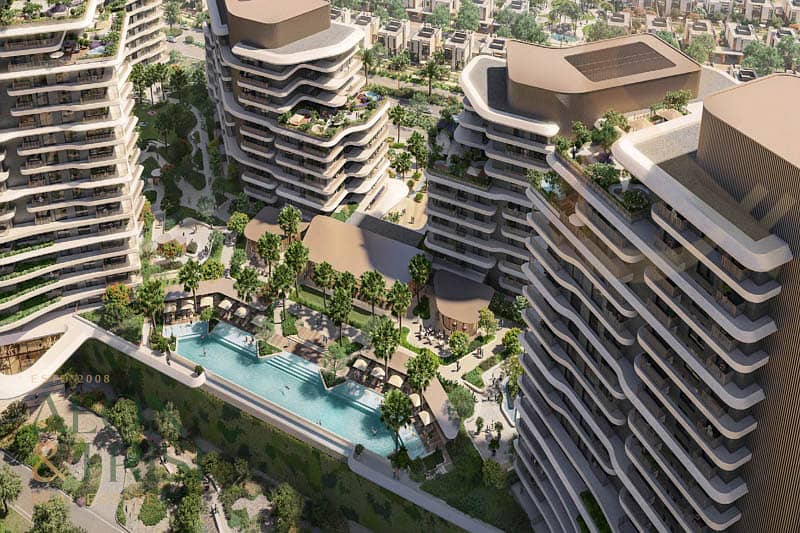 位于奥尔达避风港，Verdes by Haven，Forest 1 卧室的公寓 1145000 AED - 12336456