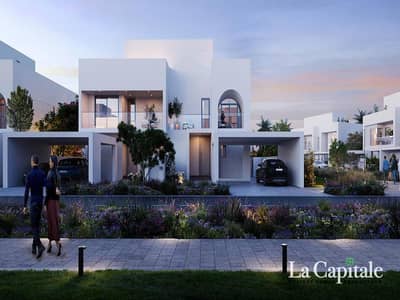 5 Bedroom Villa for Sale in The Valley by Emaar, Dubai - Waterfront Living | Single Row | Corner Unit