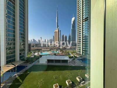 3 Bedroom Apartment for Rent in Za'abeel, Dubai - Vacant | Burj Khalifa View | Low Floor