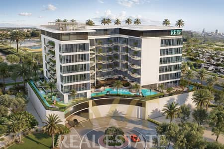 1 Bedroom Apartment for Sale in Dubai Land Residence Complex, Dubai - REEF_1000_DLRC_DAY_REAR_VIEW. png