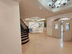 available Private Entrance 4 Bedrooms all Master/ separate Living and dinning Area / Maid with Room / Fitted Kitchen /4 parking/For Rent in Mirdif