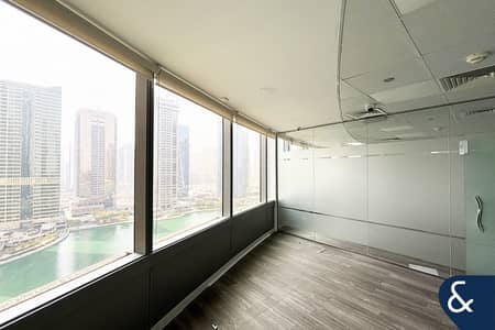 Office for Rent in Jumeirah Lake Towers (JLT), Dubai - Corner Unit | Glass Partitions | Gold Tower