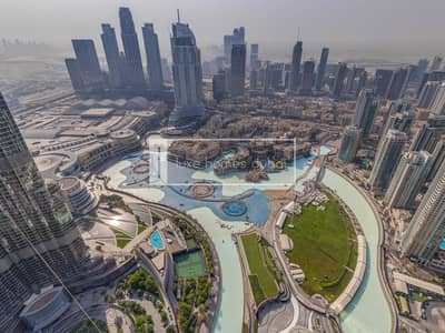 4 Bedroom Flat for Rent in Downtown Dubai, Dubai - Burj and Fountain Views | 4BR+Study |High Floor