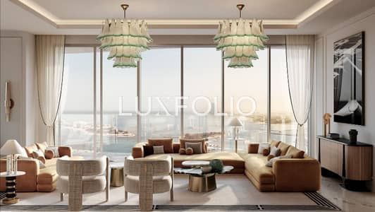 3 Bedroom Flat for Sale in Dubai Harbour, Dubai - VERY HIGH FLOOR | ICONIC PALM & MARINA SKYLINE VIEWS | EXPAND INTO PENTHOUSE