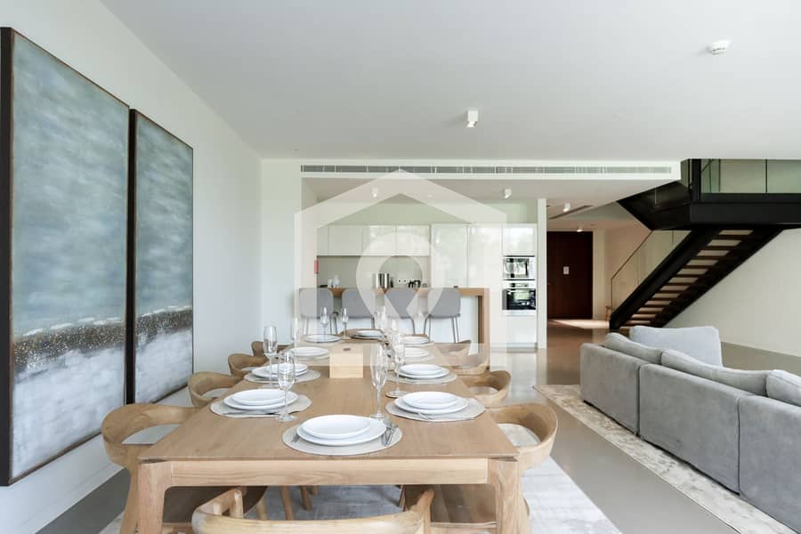 High-end Beachfront 4BR Duplex with Patio Sea and Burj View - Image 19