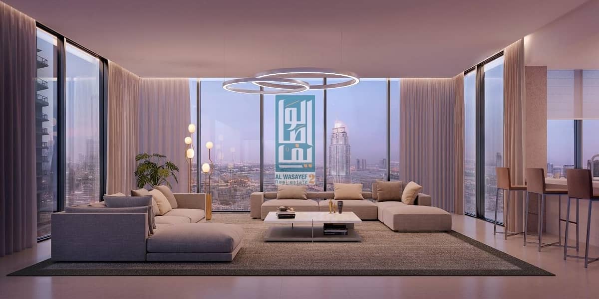 Pay in 6 years | 10% DP | Move in with full view Burj Khalifa & Downtown