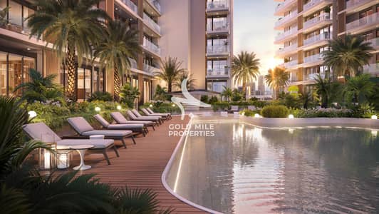 شقة 1 غرفة نوم للبيع في واحة دبي للسيليكون (DSO)، دبي - The Hillgate - pool deck. jpg