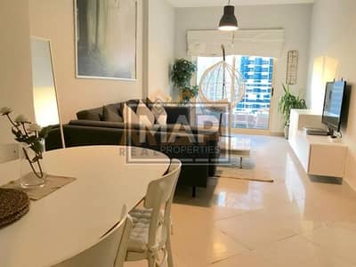 1 Bedroom Apartment for Rent in Jumeirah Lake Towers (JLT), Dubai - 1BHK Apartment for Rent Fully Furnished with full lake view & balcony near to Metro DMCC station