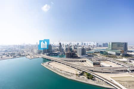 3 Bedroom Apartment for Sale in Al Reem Island, Abu Dhabi - Sea View |Corner 3BR+Maids|Huge Layout |High Floor