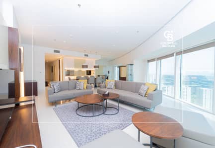 2 Bedroom Apartment for Rent in Sheikh Zayed Road, Dubai - Spacious | Sea View | High Floor | Luxury Living