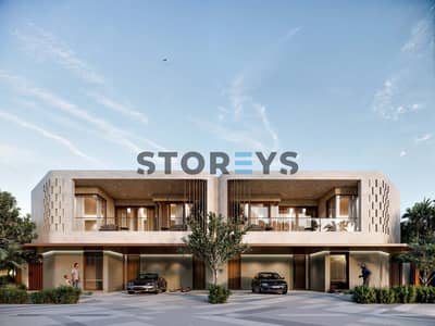 Al Tay West， 夏尔迦 4 卧室别墅待售 - 6. -Twin-Villa-Street-View-1024x768. jpg