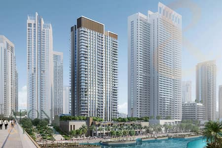 1 Bedroom Apartment for Sale in Dubai Creek Harbour, Dubai - Central Park View | Low Floor | Next to corner