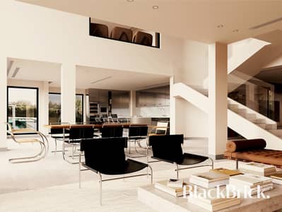 4 Bedroom Villa for Sale in Jumeirah Islands, Dubai - Lake View I Lush Green Landscape I Bauhaus Design