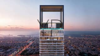 شقة في برج ترامب،شارع الشيخ زايد 1 غرفة 2922608 درهم - 12407082