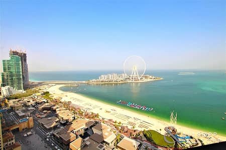 2 Bedroom Apartment for Sale in Jumeirah Beach Residence (JBR), Dubai - Sea View | Unfurnished 2 Bed | High Floor 2 Bedroom Apartment for Sale in Jumeirah Beach Residence (JBR), Dubai - Sea View | Unfurnished 2 Bed | High Floor