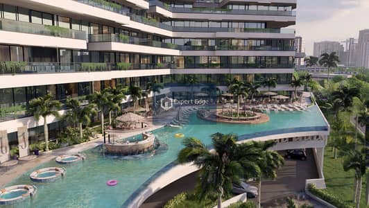 2 Bedroom Apartment for Sale in Arjan, Dubai - 11_Podium Pool 02 (No People). jpg