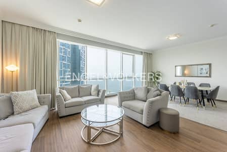 2 Bedroom Apartment for Rent in Jumeirah Beach Residence (JBR), Dubai - Seaview | High Floor | Elegant | Spacious Layout