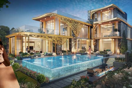 5 Bedroom Villa for Sale in DAMAC Hills, Dubai - CAVALLI BRANDED GOLF COURSE VIEW ONE OF THREE ONLY