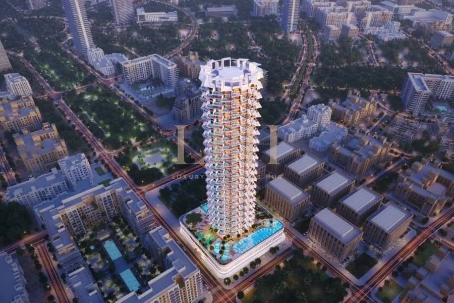 位于朱美拉环形村(JVC)，JVC第17区，宾哈蒂幻影公寓 1 卧室的公寓 1800000 AED - 12413526