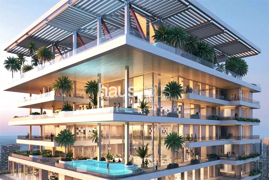 位于迪拜市中心，Fairmont Residences Solara Tower 5 卧室的顶楼公寓 115735000 AED - 12415160