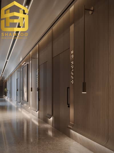 朱美拉三角小镇(JVT)， 迪拜 写字楼待售 - Pantheon JVT-Offices Typical Corridor (4). jpg