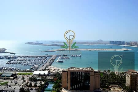 فلیٹ 3 غرف نوم للايجار في دبي مارينا، دبي - شقة في أوشن هايتس،دبي مارينا 3 غرف 185000 درهم - 12418355