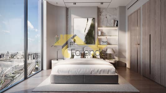 فلیٹ 1 غرفة نوم للبيع في مثلث قرية الجميرا (JVT)، دبي - JVT-1BHK-MASTER BEDROOM. jpg