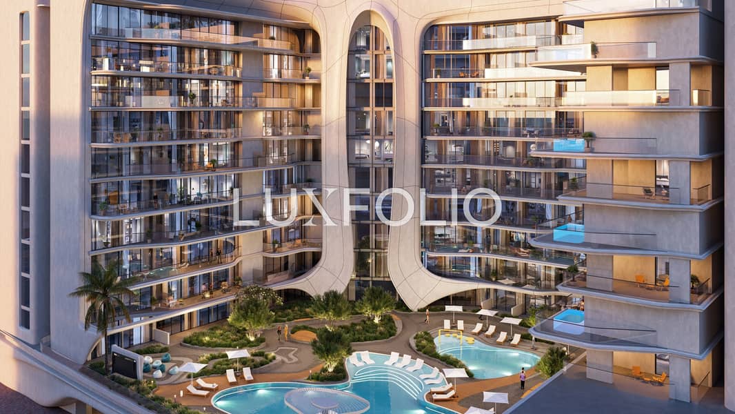 位于汽车城，Beverly Grande 1 卧室的公寓 1224000 AED - 12422787