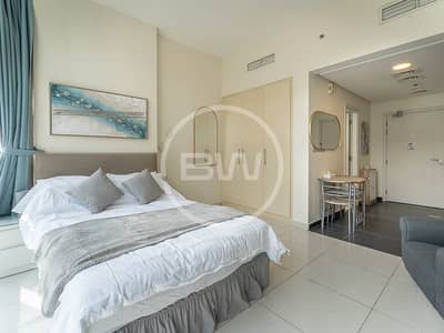 Studio for Rent in DAMAC Hills, Dubai - FULLY FURNISHED | GOLF VIEW | 12 CHEQUES