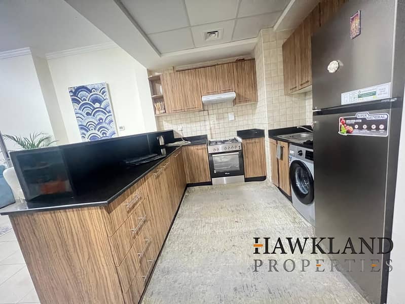 Downtown Large Furnished 1 B/R Apt Burj Al Nojoom