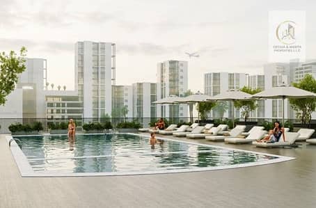 荔湾住宅区， 迪拜 1 卧室单位待售 - POOL. jpg