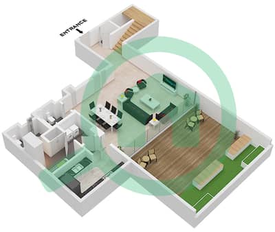 Eden House The Canal - 4 Bedroom Apartment Unit 1 FLOOR GROUND,FIRST Floor plan