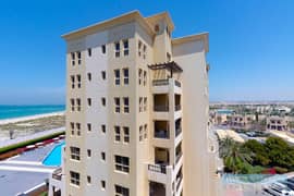 2 Bedrooms Furnished for Rent in Marina, Al Hamra- Enclosed Terrace
