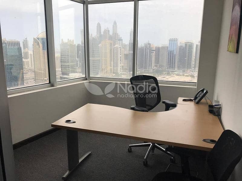 Fitted Office with Partitions  | Mazaya Business Avenue BB1 | JLT