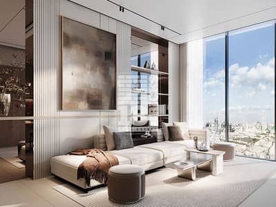 شقة 1 غرفة نوم للبيع في مثلث قرية الجميرا (JVT)، دبي - JVT-1BHK-LIVING 1-adjusted. png