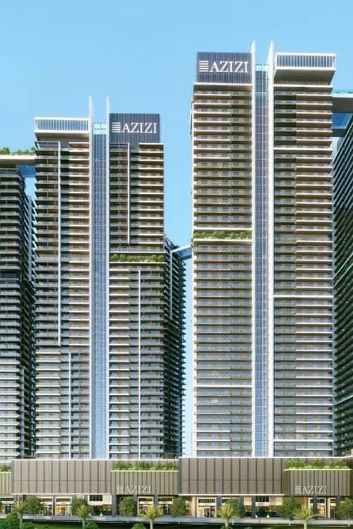 Azizi Milan Heights Tower G — wizualizacja inwestycji Azizi w Dubaju