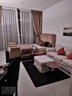 very nice furnished studio available for rent in pulse dubai south