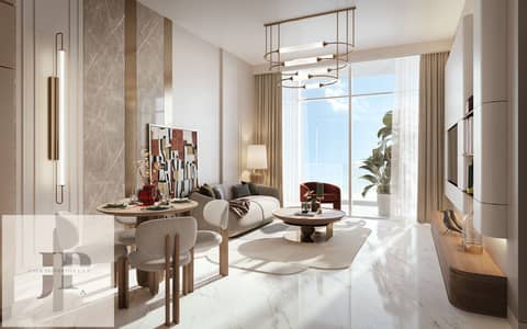 迪拜体育城， 迪拜 1 卧室单位待售 - Interior Living Room. jpg