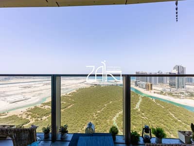 2 Bedroom Apartment for Sale in Al Reem Island, Abu Dhabi - Well-Maintained Furnished 2BR Mangrove View