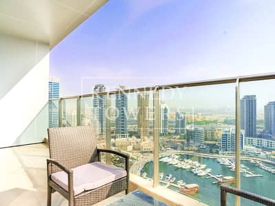 1 Bedroom Apartment for Rent in Dubai Marina, Dubai - 9. Balcony. jpg