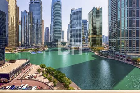 Studio for Rent in Jumeirah Lake Towers (JLT), Dubai - Full Lake View | Aesthetic Layout | Low Floor